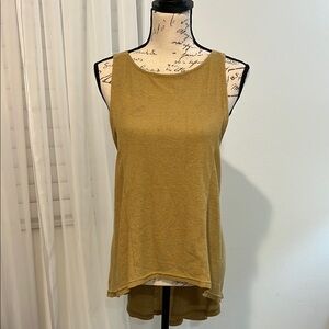 🛍️ Free People Women's Sleeveless Tan Top Sz Small NWT